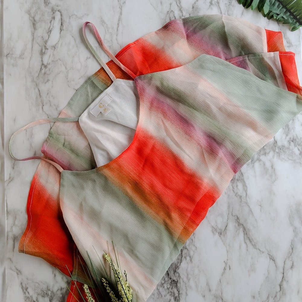 ONCE WORN Flowy Charming Charlie Top